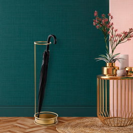 Aberto Design Paragüero de Metal Dorado
